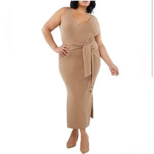 Good American Belted Tie Dress